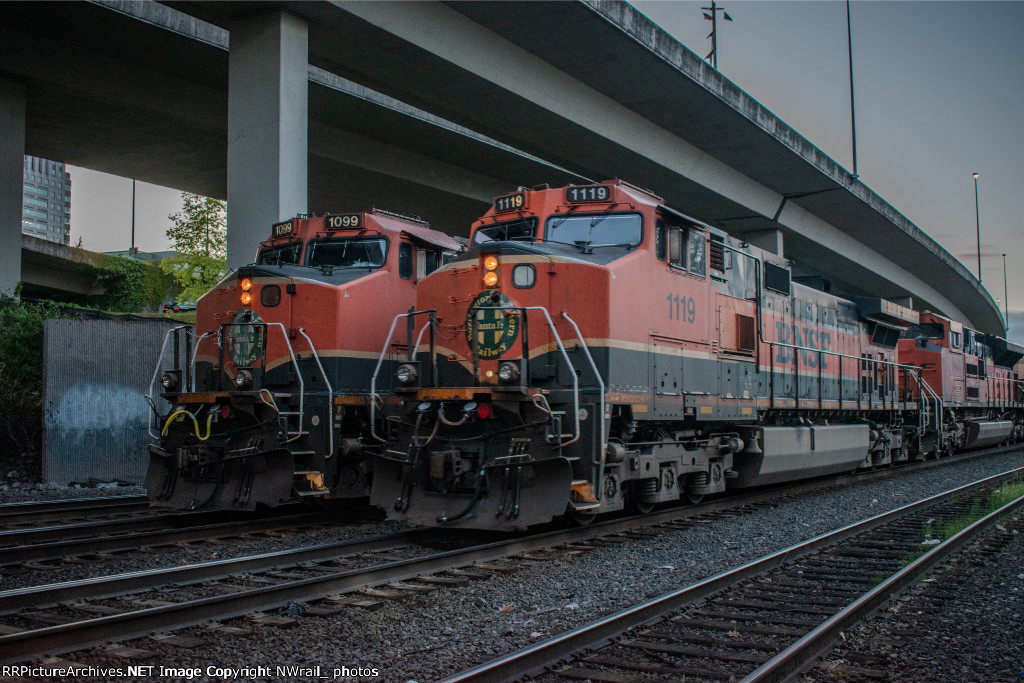 BNSF 1099 and 1119